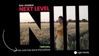 Next Level Video and Text Effects using CSS & Javascript