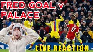 Fred goal vs Crystal Palace Live Reaction | Fred goal vs Crystal Palace #ForcaBarca