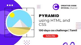 How to build pyramid animation using HTML,CSS | 100 days CSS challenge day 3 challenge