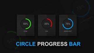 Pure CSS Circular Progress Bar | Html CSS