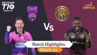 New York Strikers vs Northern Warriors | Highlights | Abu Dhabi T10 Season 6 | Colors Cineplex