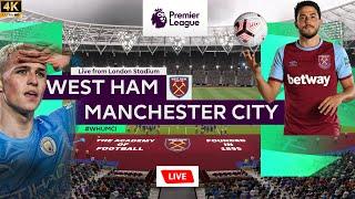 West Ham Vs Manchester City | Foden | English Premier League 2022/23 | Live from London Stadium | 4K