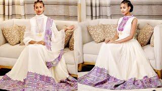 #habesha kemis #ethiopian culture derss new style #habesha kemis #ethiopian traditional cloth ሀበሻ ቀሚ