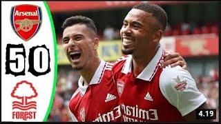 ARSENAL 5   0 NOTTINGHAM FOREST   Extended Highlights & All Goals