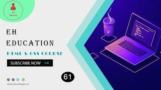 61 - CSS Absolute Positioning - HTML & CSS Course