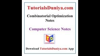 Combinatorial Optimization Notes #Handwritten Complete PDF Download 2022 #shorts #short