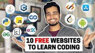 Top 10 FREE Websites to learn Programming ???? | FREE Resources | Computer Science