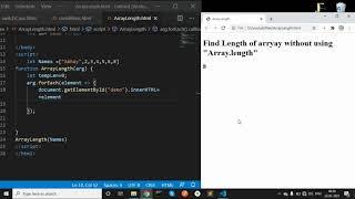 22 JS Tutorial Find the length of Array in JavaScript