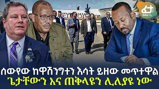 Ethiopia - ሰውየው ከዋሽንግተን እሳት ይዘው መጥተዋል | ጌታቸውን እና ጠቅላዩን ሊለያዩ ነው