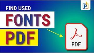 How to Find Fonts Used in a PDF File Using Adobe Acrobat | How To Check Fonts in Pdf | Check Fonts