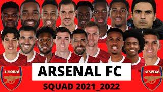 ARSENAL FC SQUAD 2021 2022