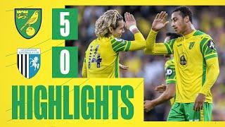 HIGHLIGHTS | Norwich City 5-0 Gillingham | City hit FIVE past the Gills! ????