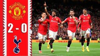 Manchester United vs Tottenham Hotspur 2-0 Highlights Goals | Premier League 2022/23