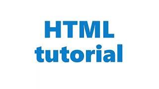 HTML Basics #1 #html5 #htmltutorial