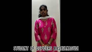 Get CERTIFIED and PLACED in top MNCs through QSpiders Basavanagudi.