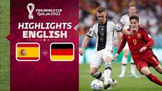 Match Highlights - Spain vs Germany - FIFA World Cup Qatar 2022 | JioCinema & Sports18