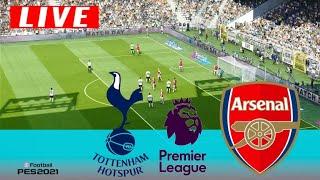 TOTTENHAM vs ARSENAL | LIVE PREMIER LEAGUE 2022 -23 MATCH TODAY - GAMEPLAY PES21