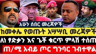 ሰበር መረጃዎች|| ከመቀሌ የወጡት መረጃዎች|ለነ ፃድቃን እና ጌቾ ቁርጥ ምላሽ ተሰጠ|ጠ/ሚ አብይ ጦር ግንባር ገብተዋል|Ethiopia|August 3 2021