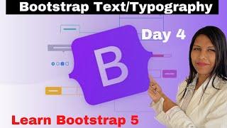 Bootstrap 5 Text/Typography with examples | Learn bootstrap 5 | Day 4 | @technicalmaam9816