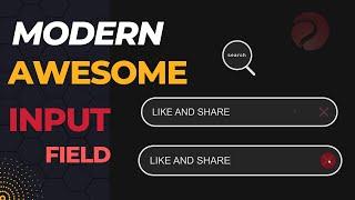 [#7] Awesome animated Input field with HTML CSS & javaScript | @PYOJAN