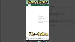 Interview Trick - Name Series in Excel #shorts #excel #exceltips #exceltutorial #msexcel