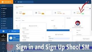 Sign in and Sign Up Laravel 8 | School System Management