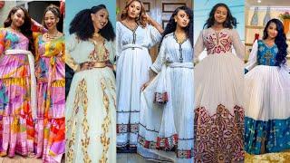 #habesha kemis #new style #new fashion #ethiopian cultural #dress new traditional #Haddiszematube