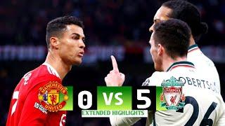 Manchester United vs Liverpool 0-5  | All Goals & Match Highlights