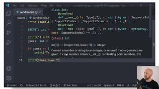 Python 101 Tutorial - if else conditional statements for dynamic control flow in programs