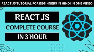 React Tutorial for Beginners | React Tutorial in Hindi | React Complete Course