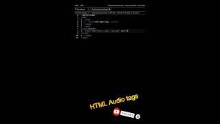 HTML Audio Tag Tutorial in Hindi || sort || HTML || Audio tag