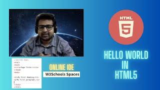 Hello World in HTML5 (Hindi) | HTML5 Code Example | HTML5 Code Editor