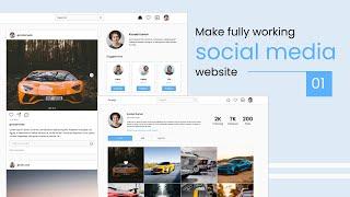 Home to make fully working social media website | Make working instagram clone [With Source Code]