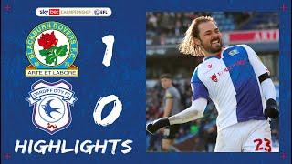 Blackburn Rovers 1-0 Cardiff City | All Goals & Extended Highlights | Sky Bet Championship