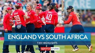 Ecclestone produces last-over heroics ???? | England v South Africa Women 3rd T20|  Highlights