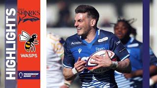 Sale Sharks v Wasps - HIGHLIGHTS | Seven-Try Win In Comfortable Victory | Premiership Cup 2021/22