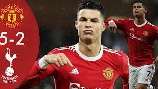 Manchester United vs Tottenham Hotspur Highlights 5-2 | Premier League | Ronaldo Hattrick