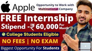 APPLE Internship 2021 | Paid Internship for Indian Students | how to get internship at apple?