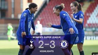 Tottenham v Chelsea (2-3) | Highlights |Women's Super League