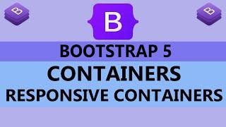 3 - Containers In Bootstrap 5 - Bootstrap 5 Containers - Responsive Containers - BS ( Hindi / Urdu )