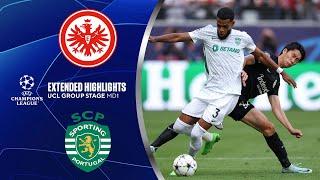 Eintracht Frankfurt vs. Sporting CP: Extended Highlights | UCL Group Stage MD 1 | CBS Sports Golazo