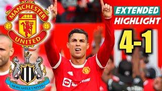 Debut!! Ronaldo created goal | Manchester united vs new castle highlight