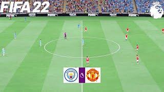 FIFA 22 | Manchester City vs Manchester United - Premier League 2021/22 - Full Gameplay