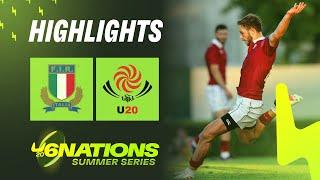 HIGHLIGHTS | Italy v Georgia | U20 Six Nation Summer Series