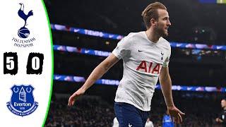 Tottenham Hotspur vs Everton 5-0 Highlights | Premier League - 2021/2022