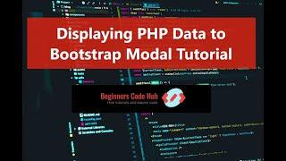 Display PHP Data into Bootstrap Modal using Ajax Tutorial for Beginners