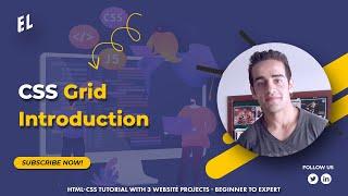 HTML-CSS Tutorial Lesson 61: CSS Grid Introduction - Grid #1