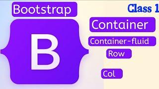 Bootstrap tutorial for beginner in urdu || Bootstrap container container-fluid row col class