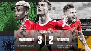 EXTENDED HIGHLIGHTS | Manchester United 3-2 Norwich City | Cristiano Ronaldo Hat-Trick!