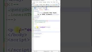 Create a new text in a HTML element | Tech Tutorial | Praveen Kumar